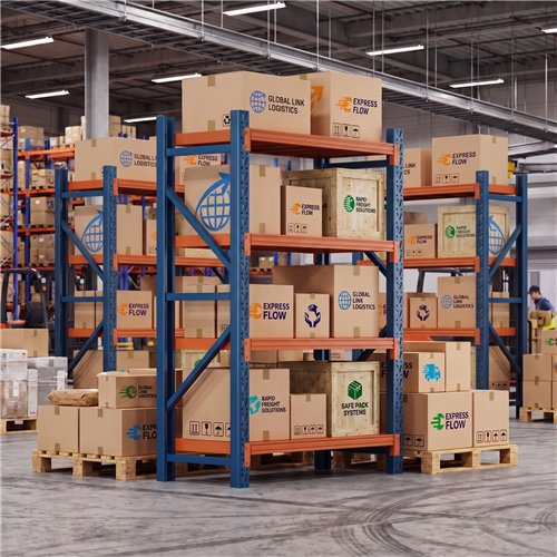 Heavy Duty Steel Storage Shelf 1500 x 600 x 2000mm | Stalwart DA-SART124