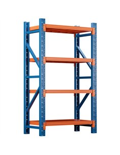 Heavy Duty Steel Storage Shelf 1200 x 600 x 2000mm | Stalwart DA-SART126