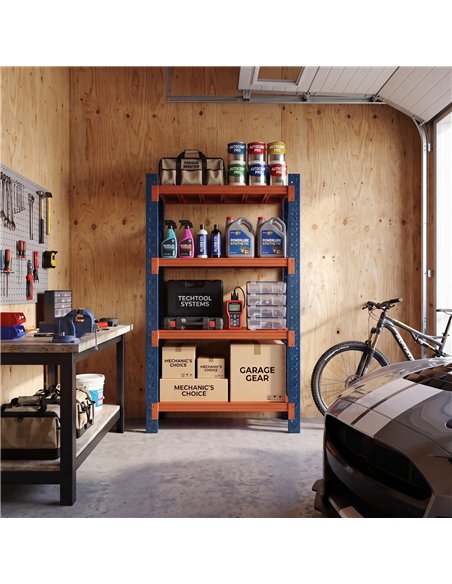 Heavy Duty Steel Storage Shelf 1200 x 600 x 2000mm | Stalwart DA-SART126