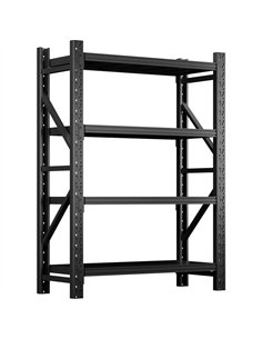 Heavy Duty Black Steel Storage Shelf 1500 x 600 x 2000mm | Stalwart DA-SART130