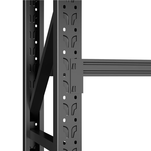 Heavy Duty Black Steel Storage Shelf 1500 x 600 x 2000mm | Stalwart DA-SART130