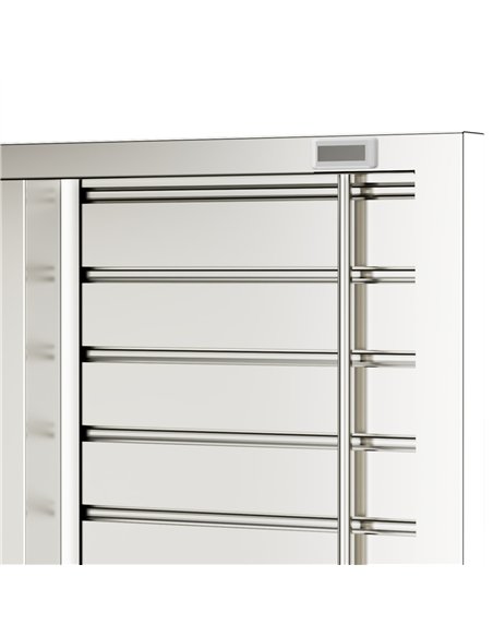 Lockable Mobile Steel Storage Cabinet 820 x 410 x 1830mm | Stalwart DA-SART302