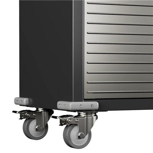Lockable Mobile Steel Storage Cabinet 820 x 410 x 1830mm | Stalwart DA-SART302