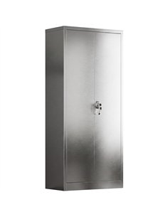 Lockable Stainless Steel Storage Cabinet 800 x 400 x 1800mm | Stalwart DA-SART304