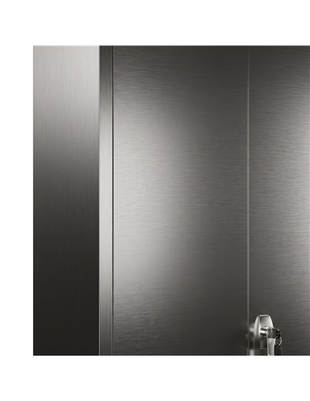 Lockable Stainless Steel Storage Cabinet 800 x 400 x 1800mm | Stalwart DA-SART304