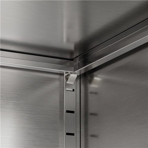 Lockable Stainless Steel Storage Cabinet 800 x 400 x 1800mm | Stalwart DA-SART304