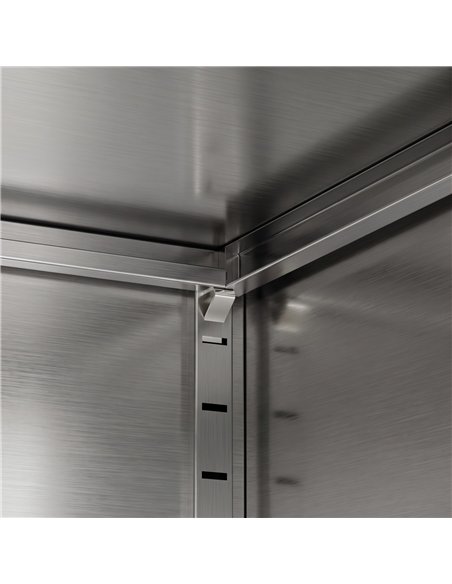 Lockable Stainless Steel Storage Cabinet 800 x 400 x 1800mm | Stalwart DA-SART304