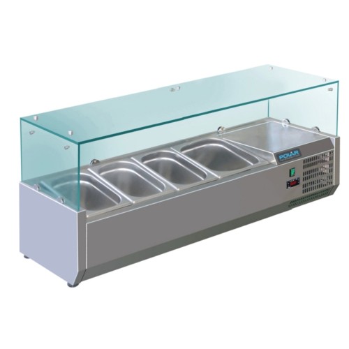 Polar Refrigerated Servery Topper 4 GN