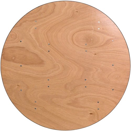 Round Folding Banquet Catering Table Plywood Ø1220x760mm | Stalwart DA- AOX520