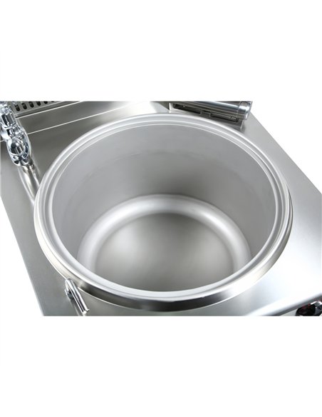 Commercial Natural Gas Boiling Pan / Soup Kettle 150L Stainless Steel | Stalwart DA-HGK150