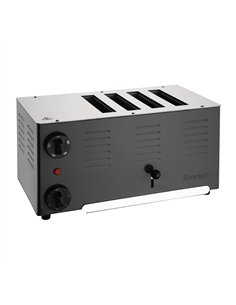 Rowlett Regent 4 Slot Toaster with Duraheat Elements Jet Black