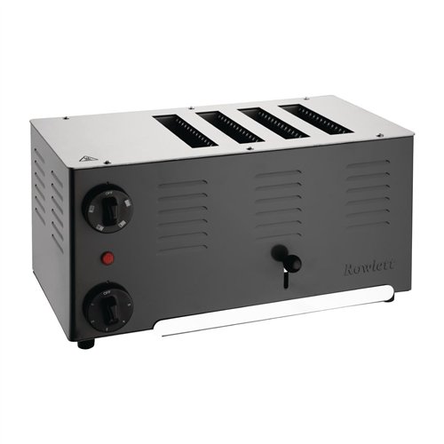 Rowlett Regent 4 Slot Toaster with Duraheat Elements Jet Black