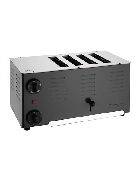 Rowlett Regent 4 Slot Toaster with Duraheat Elements Jet Black