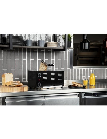 Rowlett Regent 4 Slot Toaster with Duraheat Elements Jet Black