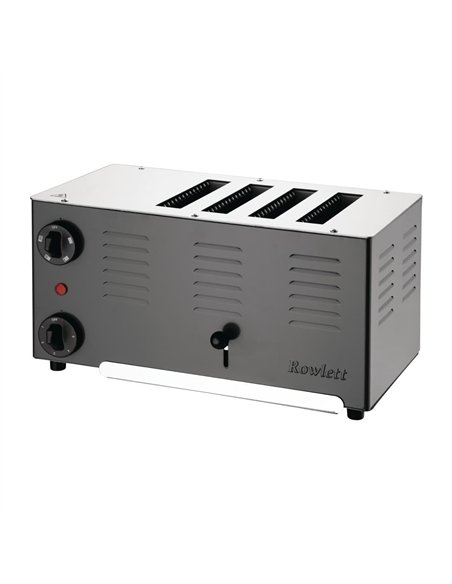 Rowlett Regent 4 Slot Toaster with Duraheat Elements Jet Black