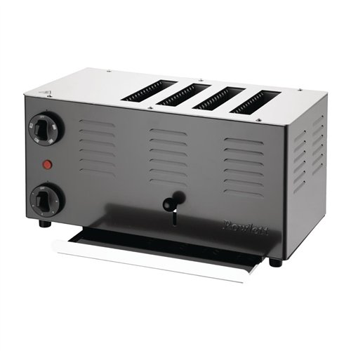 Rowlett Regent 4 Slot Toaster with Duraheat Elements Jet Black