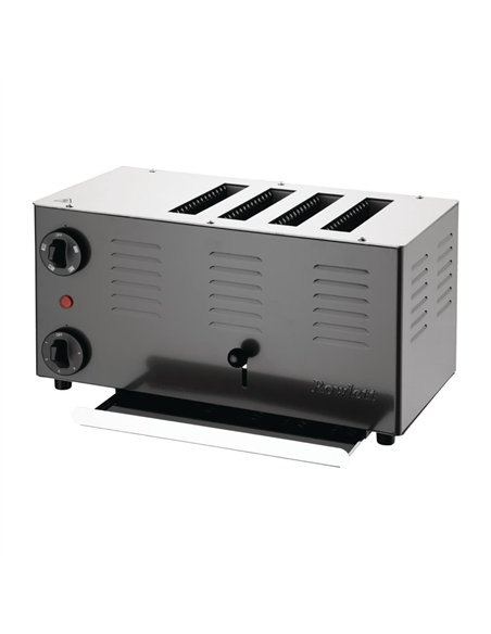 Rowlett Regent 4 Slot Toaster with Duraheat Elements Jet Black