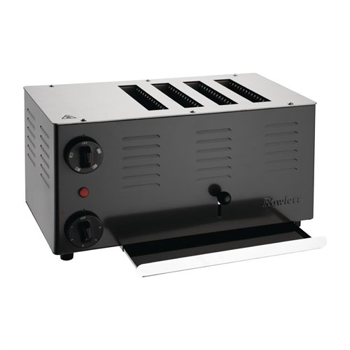 Rowlett Regent 4 Slot Toaster with Duraheat Elements Jet Black