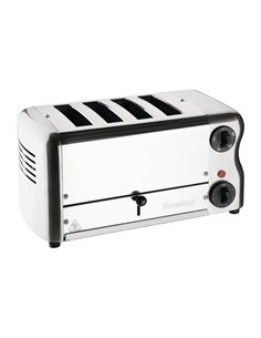 Rowlett Esprit 4 Slot Toaster Chrome with Duraheat Elements & Sandwich Cage