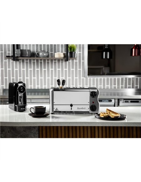Rowlett Esprit 4 Slot Toaster Chrome with Duraheat Elements & Sandwich Cage
