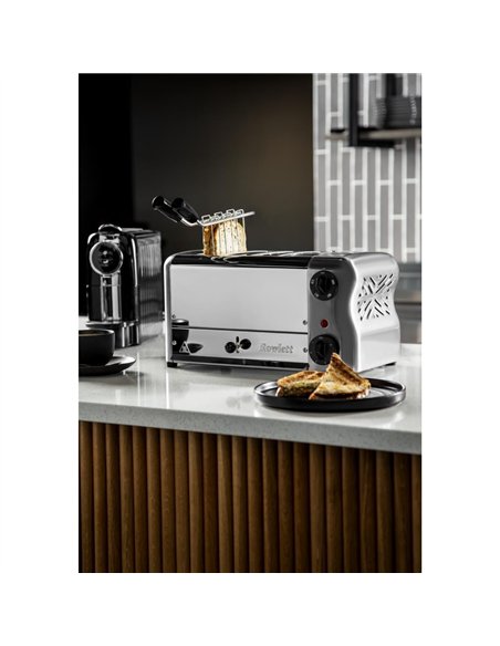 Rowlett Esprit 4 Slot Toaster Chrome with Duraheat Elements & Sandwich Cage