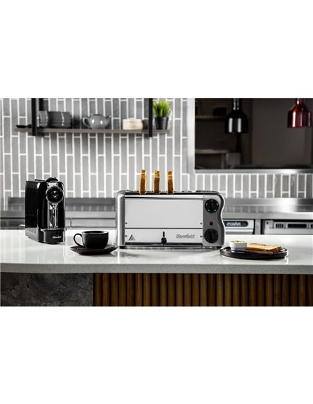 Rowlett Esprit 4 Slot Toaster Chrome with Duraheat Elements & Sandwich Cage