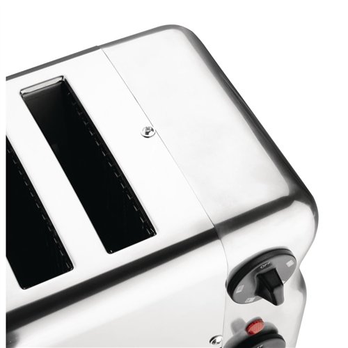 Rowlett Esprit 4 Slot Toaster Chrome with Duraheat Elements & Sandwich Cage