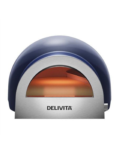 DeliVita Dual Fuel Gas Pizza Oven Jubilee Blue