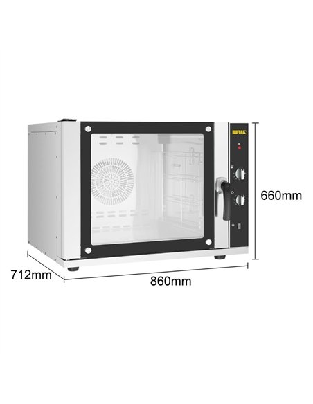 Buffalo Convection Oven - 4 x GN 1/1
