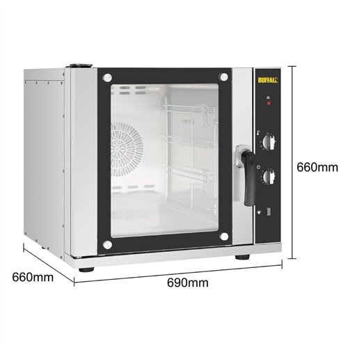 Buffalo Convection Oven - 4 x GN 2/3