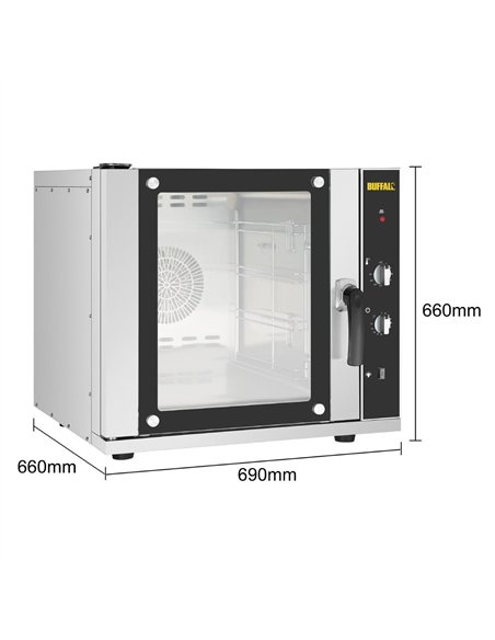 Buffalo Convection Oven - 4 x GN 2/3