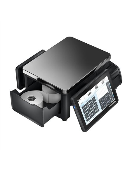 Bizerba Q1 100 Scale. Printer: 2'' Standard Labels