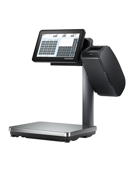Bizerba Q1 800 Scale. Printer: 2'' Standard Labels