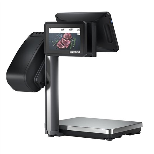Bizerba Q1 800 Scale. Printer: 2'' Standard Labels