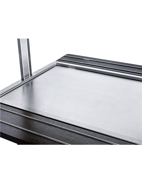Roller Grill Heated Buffet Bar Black