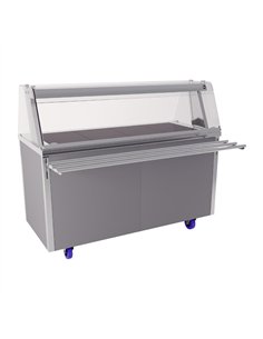 CED Glide Ceran Top Hot Cupboard, Gantry and Trayslide 4x GN 1/1