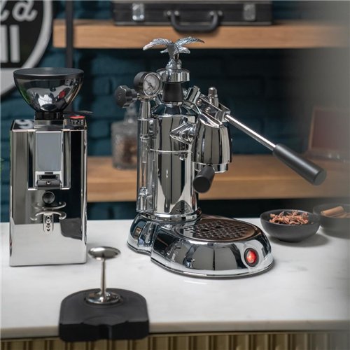 La Pavoni Kube Mill Coffee Grinder Stainless Steel