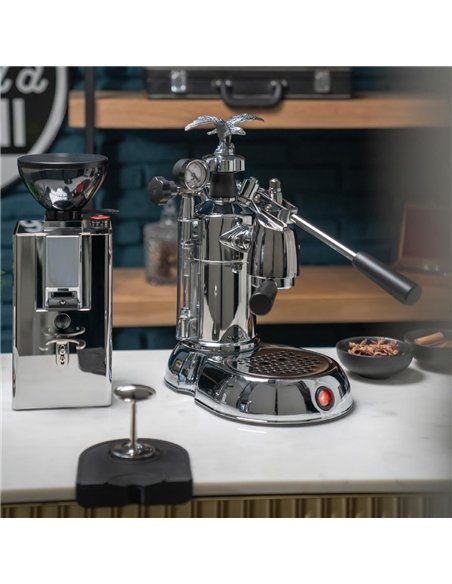 La Pavoni Kube Mill Coffee Grinder Stainless Steel