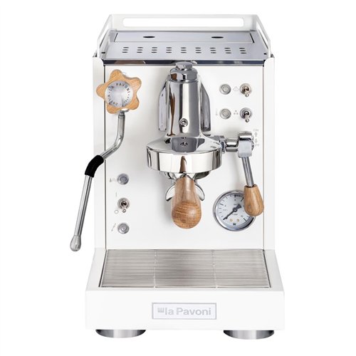 La Pavoni Mini Cellini Semi-Professional Coffee Machine White