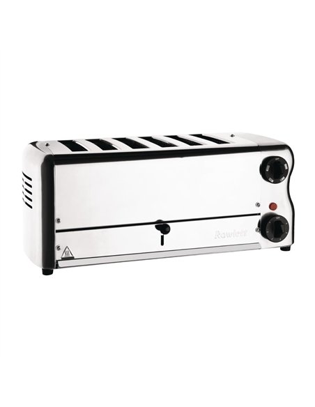 Rowlett Esprit 6 Slot Toaster with Sandwich Cages and Extra Duraheat Elements Chrome