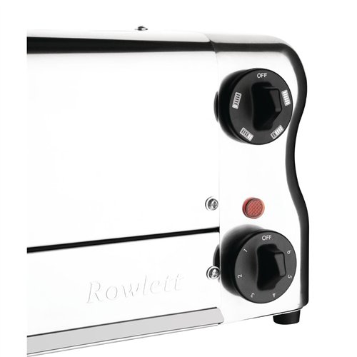 Rowlett Esprit 6 Slot Toaster with Sandwich Cages and Extra Duraheat Elements Chrome