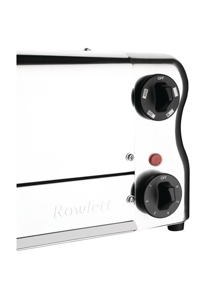 Rowlett Esprit 6 Slot Toaster with Sandwich Cages and Extra Duraheat Elements Chrome