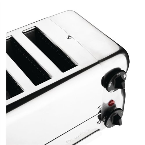 Rowlett Esprit 6 Slot Toaster with Sandwich Cages and Extra Duraheat Elements Chrome