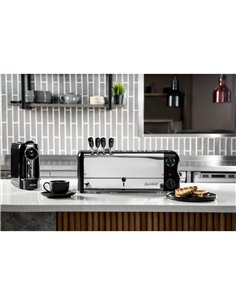Rowlett Esprit 6 Slot Toaster Jet Black with Duraheat Elements & Sandwich Cage 2