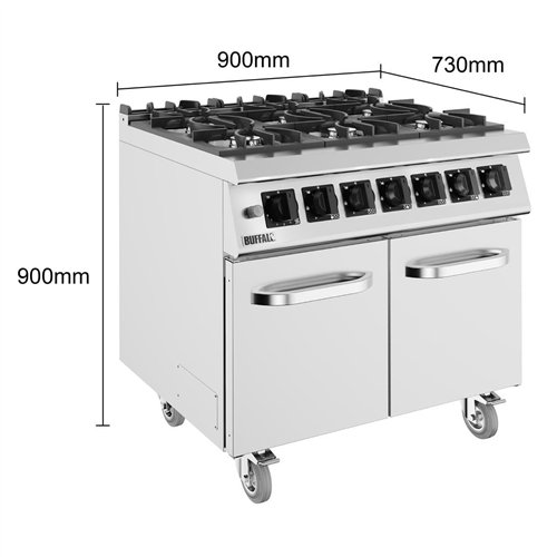 Buffalo 700 Series Gas Range Cooker