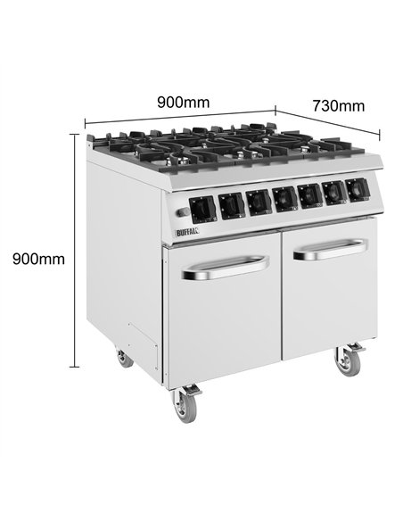 Buffalo 700 Series Gas Range Cooker