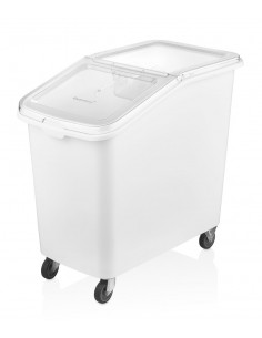 Vogue Polypropylene Ingredient Bin with Scoop 102Ltr 2