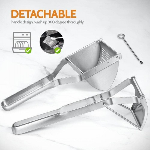 Stainless Steel Potato Ricer |...