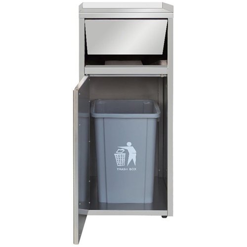 Commercial Waste Bin Cabinet Stainless steel | Stalwart DA-THAER55