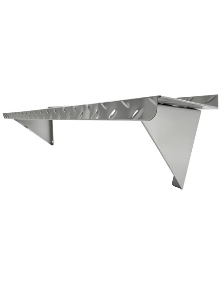 Commercial Stainless Steel Non-Slip Wall Mount Shelf 1000 x 300 x 230mm | Stalwart DA-RTW31030